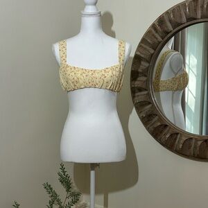 Princess Polly Yellow Floral Bandeau